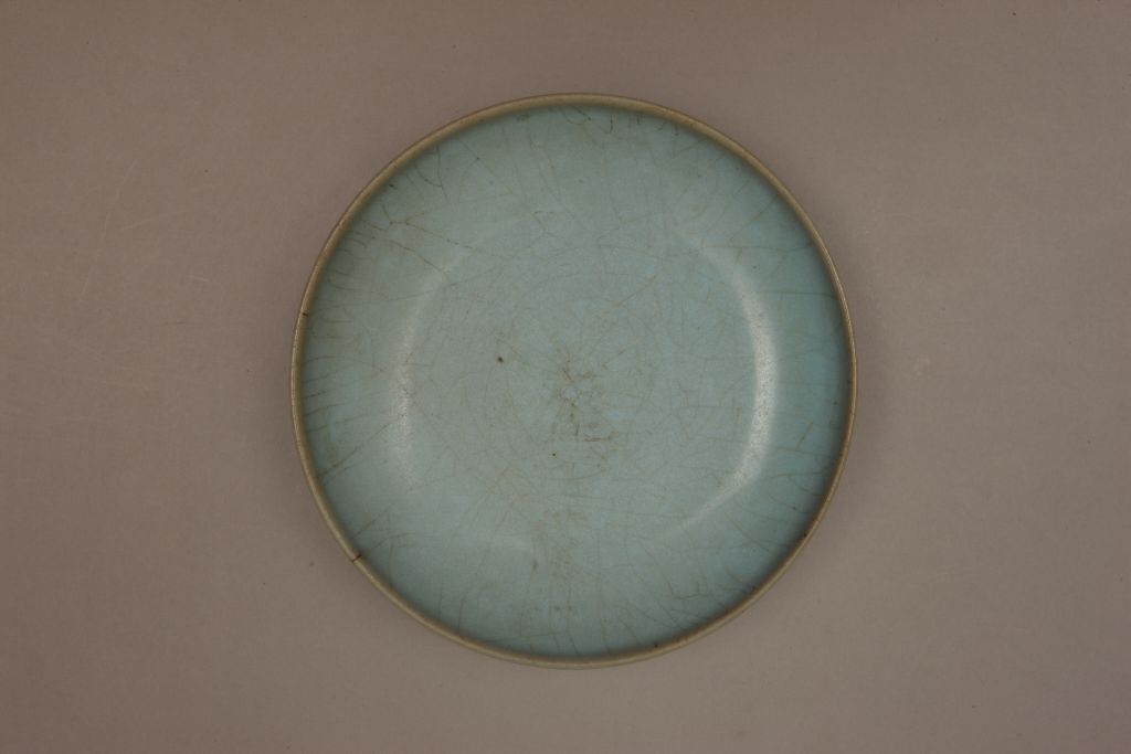 图片[2]-Jun Kiln Sky Blue Glaze Plate-China Archive
